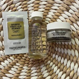 Youth to the People 3 piece Bundle - Cleanser, Mask, Moisturizer NIB
